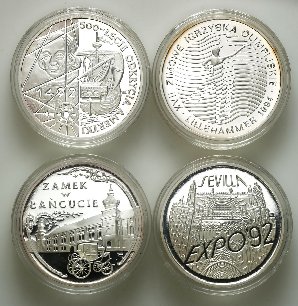 III RP. 200 000 – 300  000 złotych 1992 – 1993 – zestaw 4 sztuk